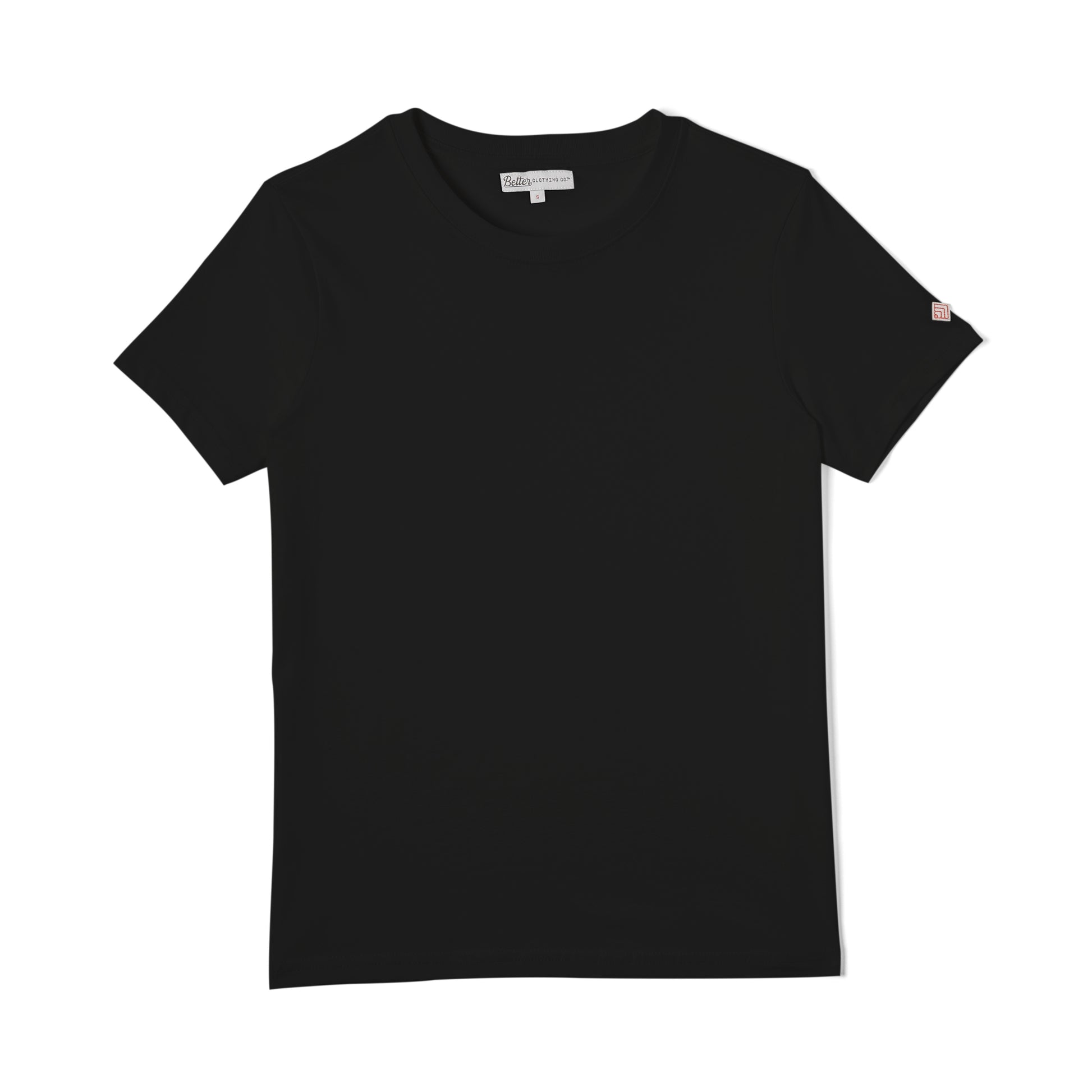 Women's Basic Tee T-Shirt Better Clothing Company XS Black 