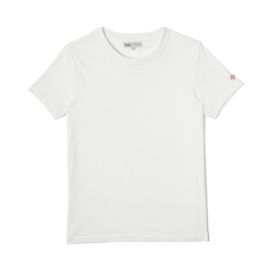 An Women's Basic Tee from the Better Clothing Company on a white background.
